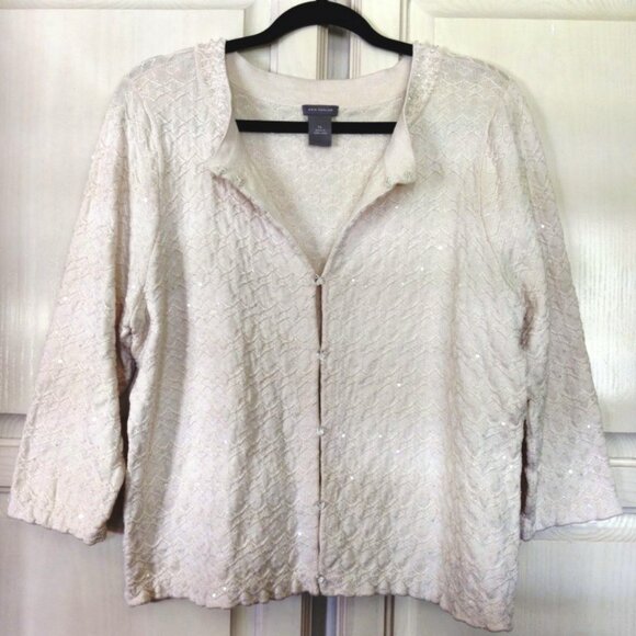 Matilda Jane Wide Leg Crop Pants, Leopard Top w/Cami, Sweater, 4 Piece, Sz XL-2X - Picture 5 of 16